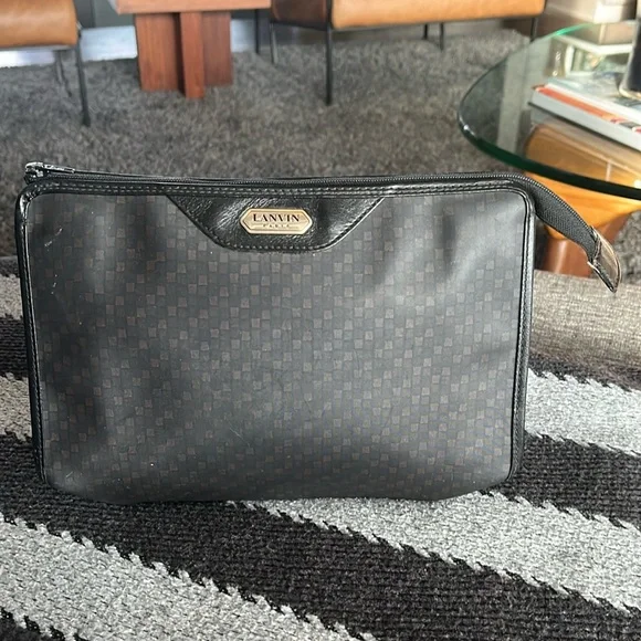 Lanvin Paris Clutch bag Cosmetic bag - Picture 1 of 10